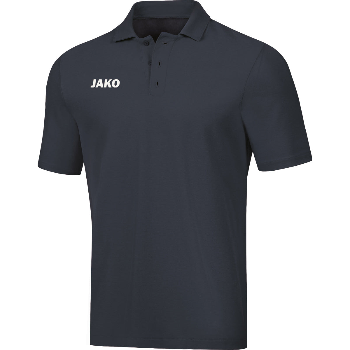 JAKO Polo Base – Grau (21) (vorne)