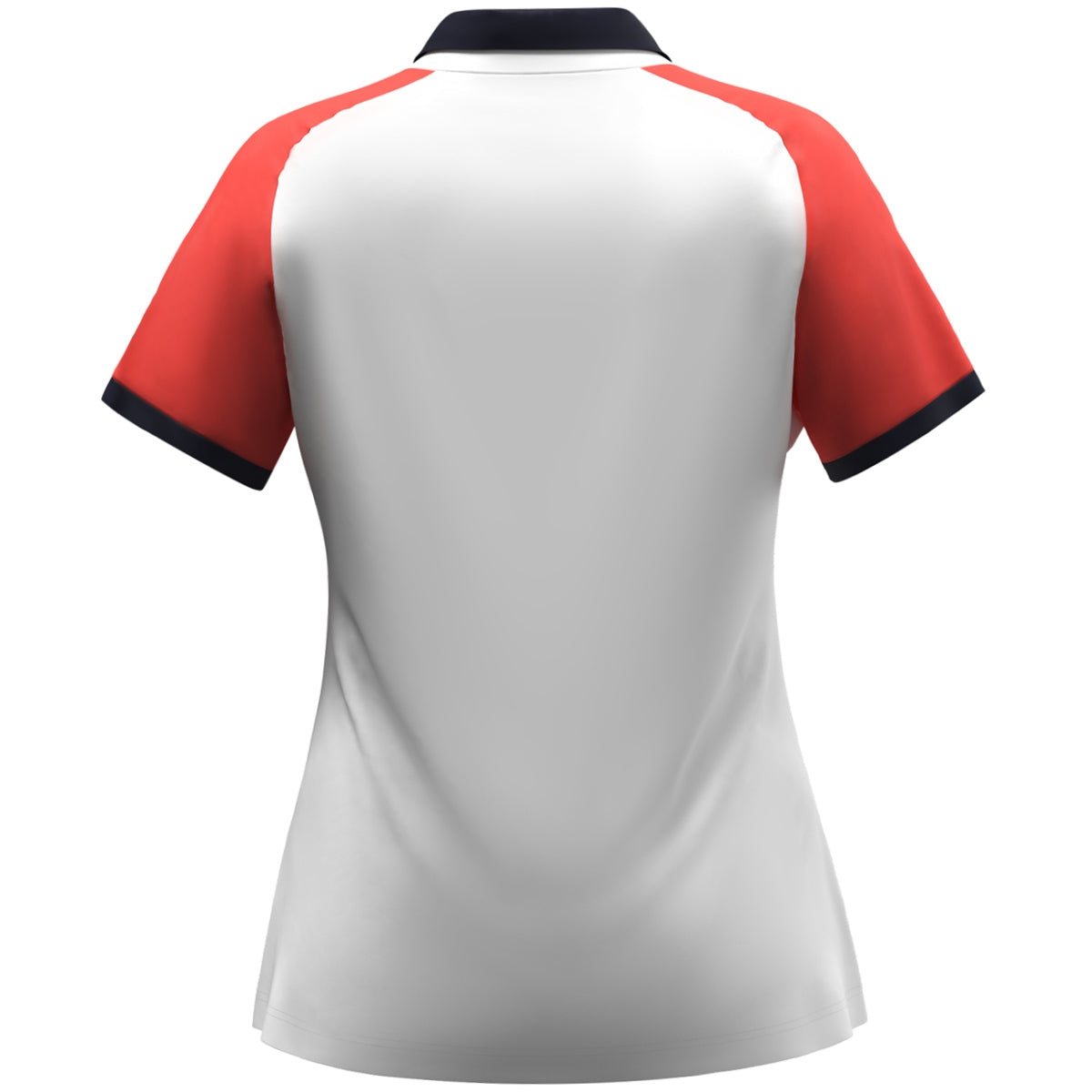 JAKO Polo Dynamic Damen – Weiß (hinten)