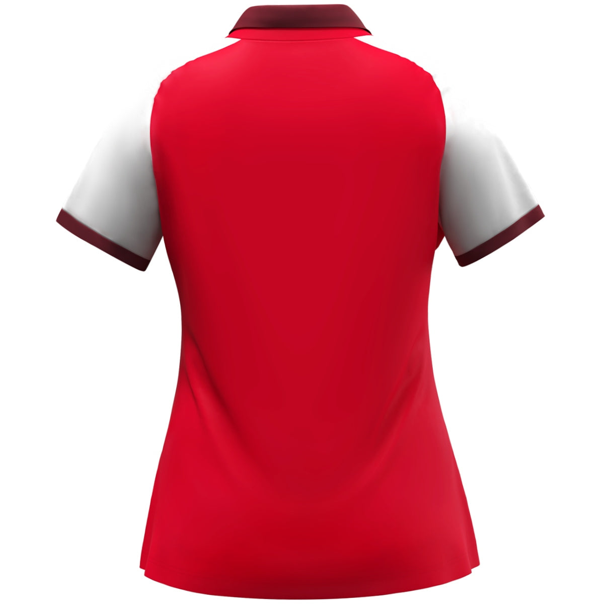 JAKO Polo Dynamic Damen – Rot (hinten)