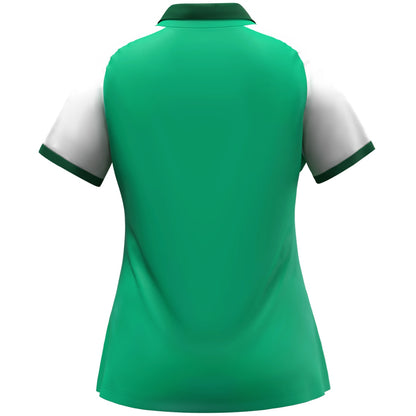 JAKO Polo Dynamic Damen – Grün (hinten)