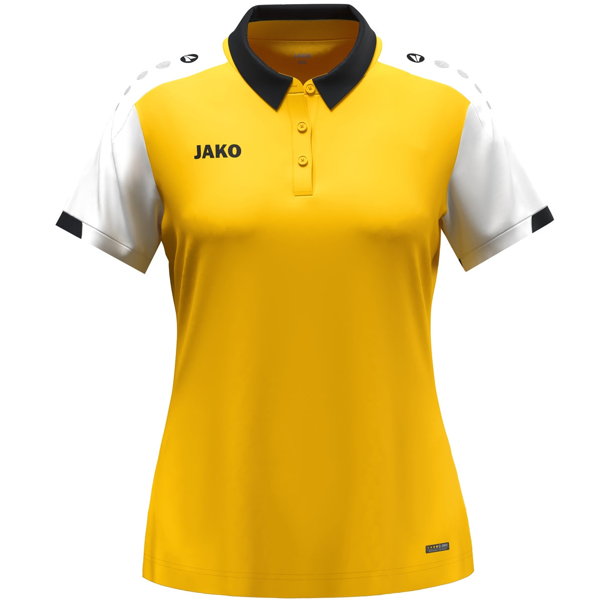 JAKO Polo Dynamic Damen – Gelb (vorne)