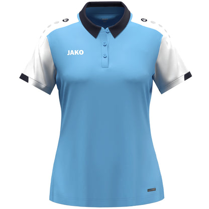 JAKO Polo Dynamic Damen – Blau (431) (vorne)