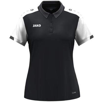 JAKO Polo Dynamic Damen – Schwarz (vorne)