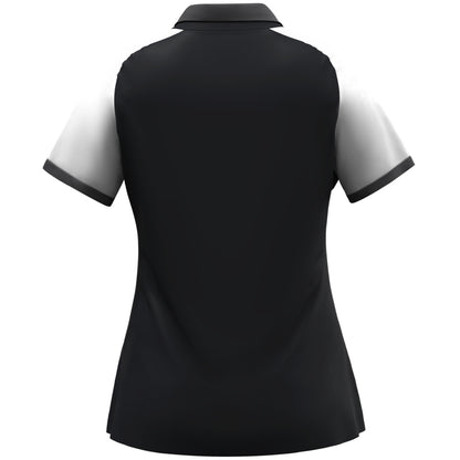 JAKO Polo Dynamic Damen – Schwarz (hinten)