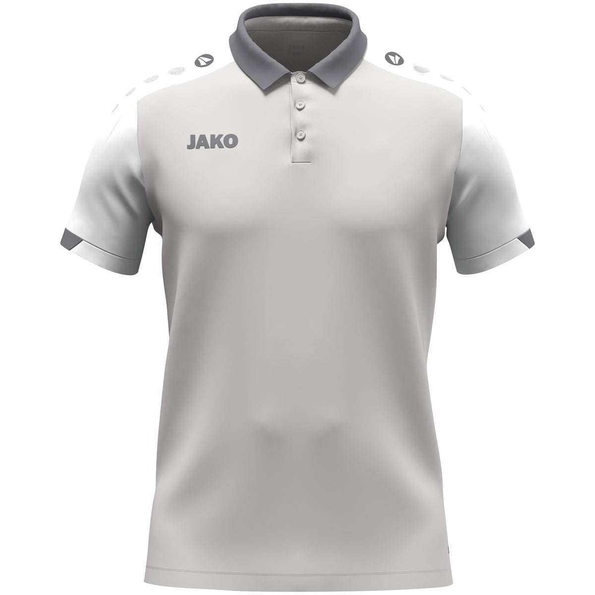 JAKO Polo Dynamic – Grau (vorne)