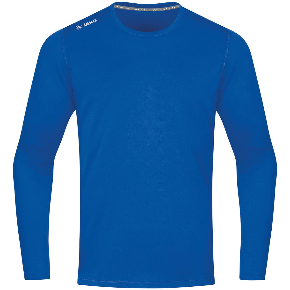 JAKO Longsleeve Run 2.0 – Blau (04) (vorne)