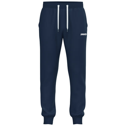 JAKO Jogginghose One Cotton mit Bündchen – Blau (vorne)