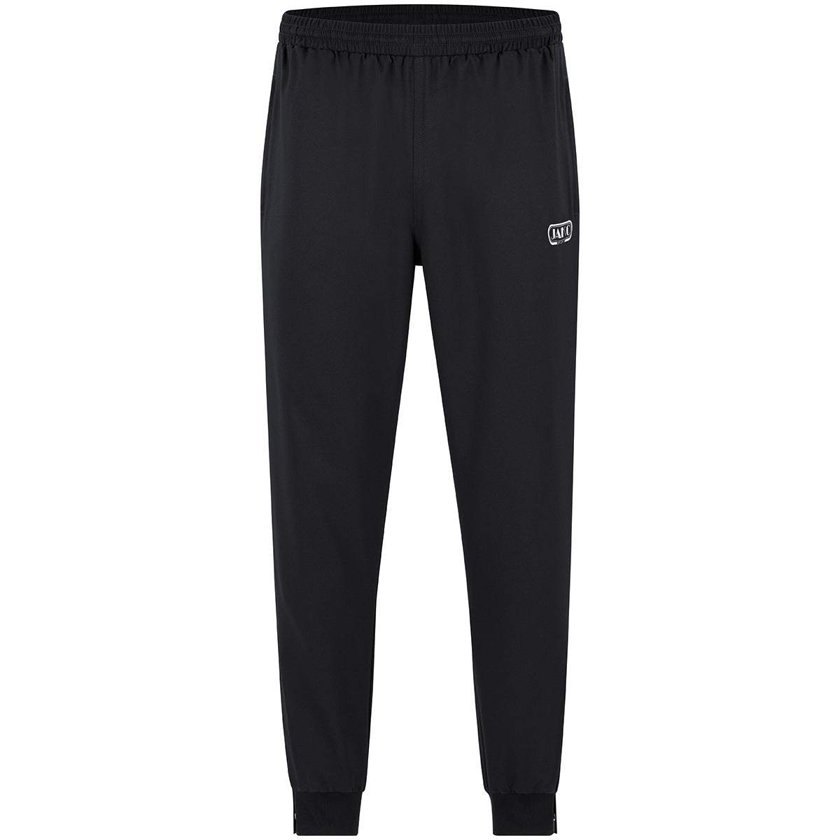 JAKO Freizeithose Retro – Schwarz (vorne)