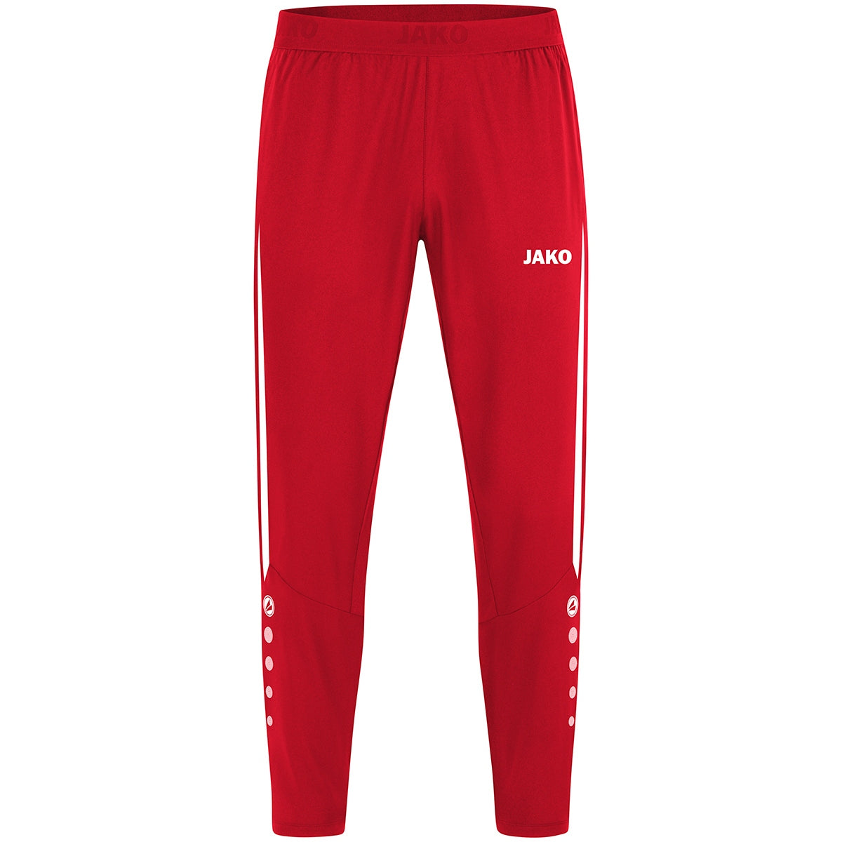 JAKO Freizeithose Power – Rot (vorne)