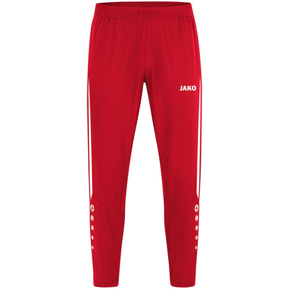 JAKO Freizeithose Power – Rot (vorne)