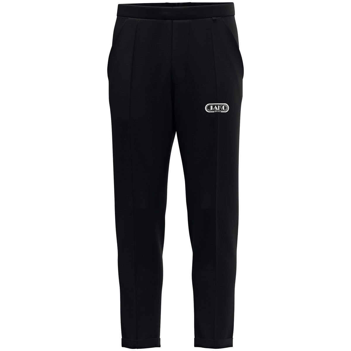 JAKO Tracksuit Hose Wardrobe – Schwarz (vorne)