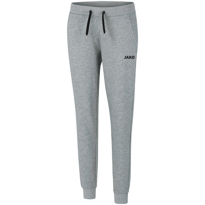 JAKO Jogginghose Base mit Bündchen Damen – Grau (vorne)