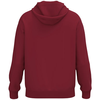 JAKO Kapuzensweat One Cotton – Rot (155) (hinten)