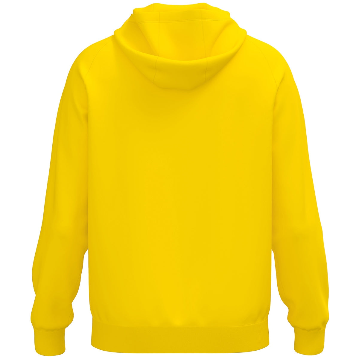 JAKO Kapuzensweat One Cotton – Gelb (hinten)