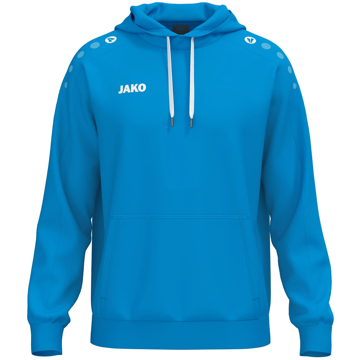 JAKO Kapuzensweat One Cotton – Blau (440) (vorne)