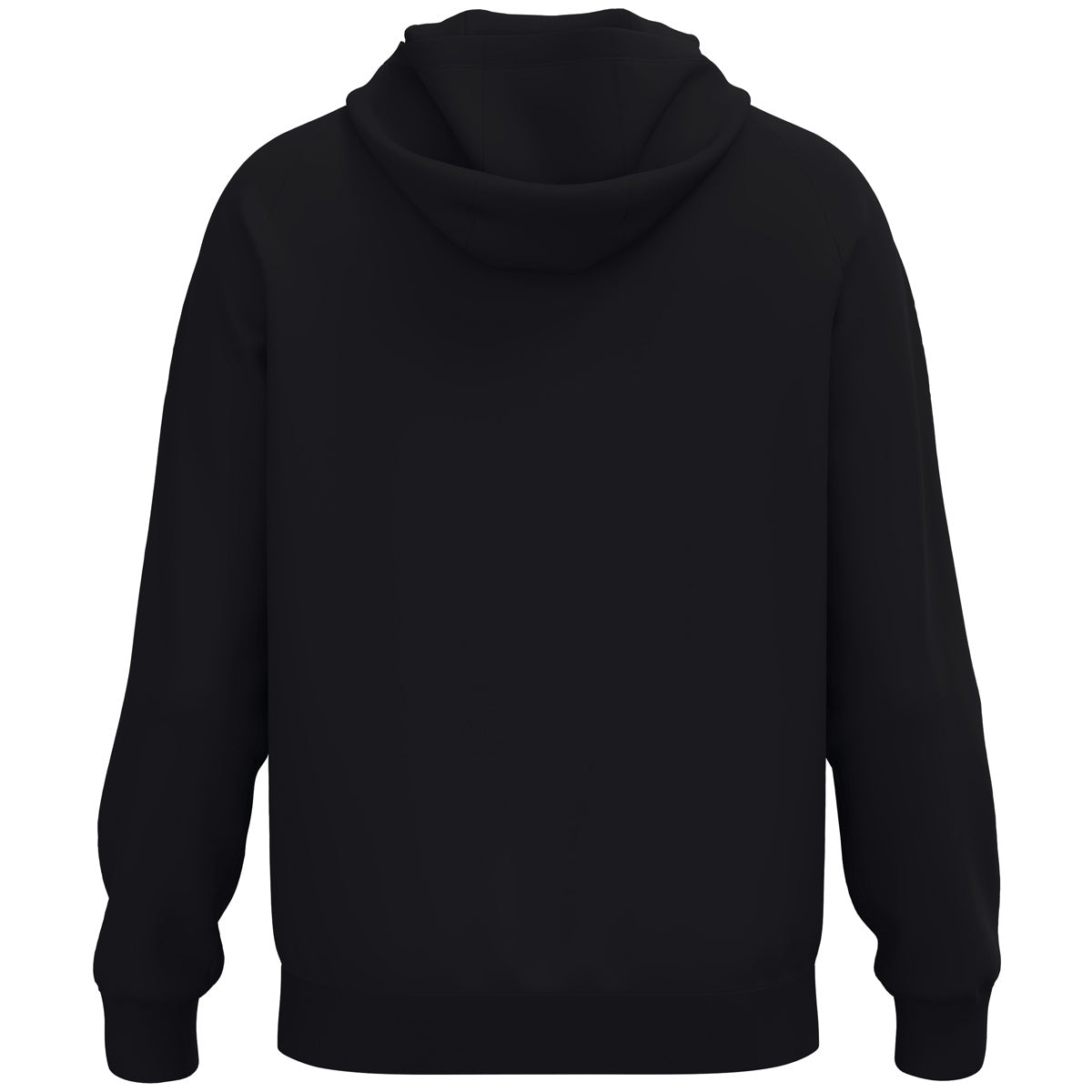 JAKO Kapuzensweat One Cotton – Schwarz (hinten)