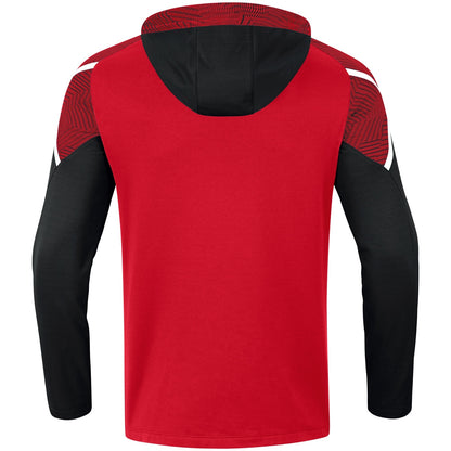 JAKO Kapuzensweat Performance – Rot (hinten)