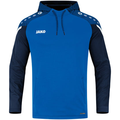 JAKO Kapuzensweat Performance – Blau (403) (vorne)