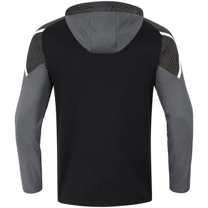 JAKO Kapuzensweat Performance – Schwarz (804) (hinten)