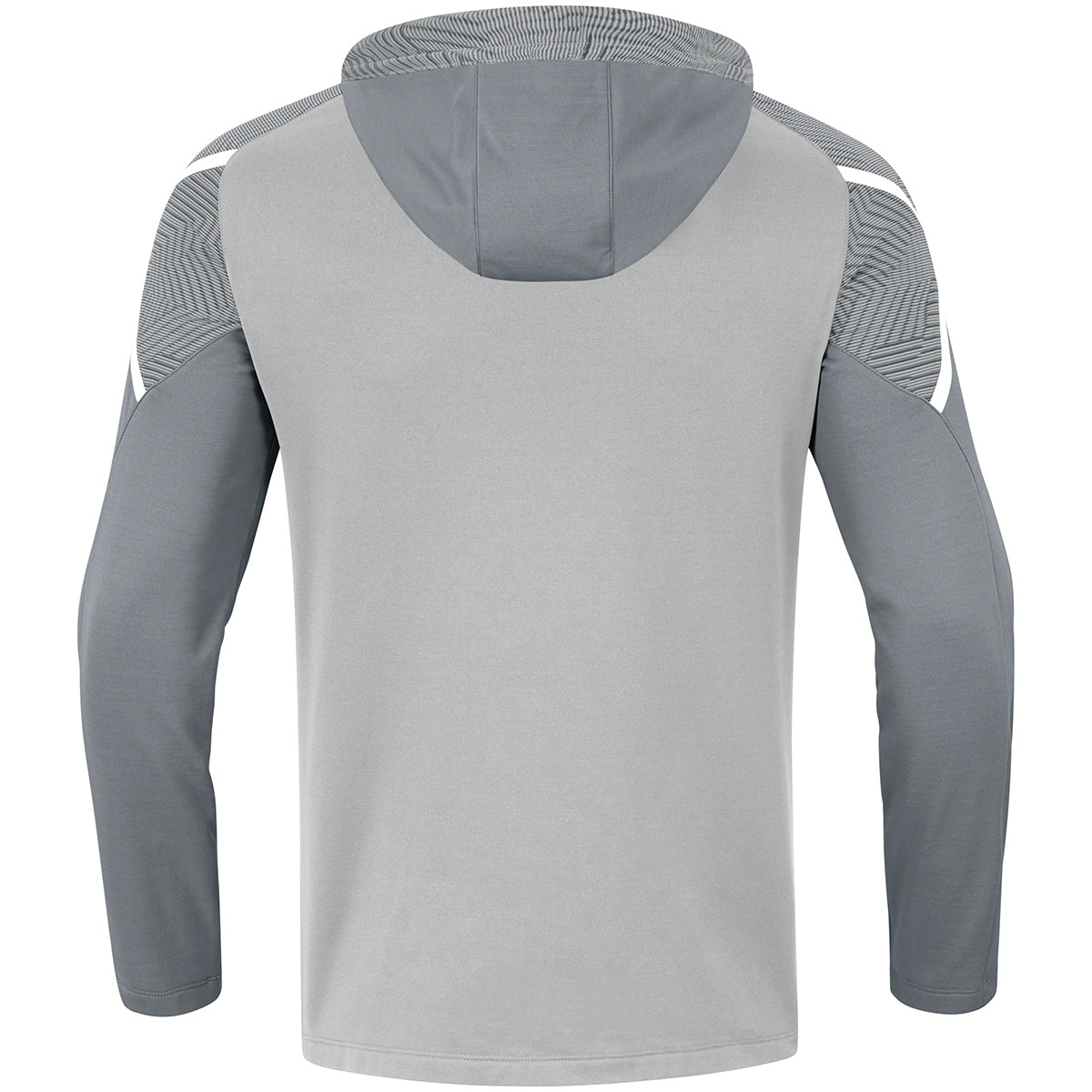 JAKO Kapuzensweat Performance – Grau (hinten)
