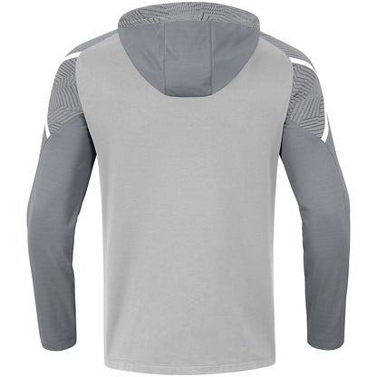 JAKO Kapuzensweat Performance – Grau (hinten)