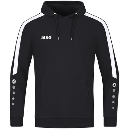 JAKO Kapuzensweat Power – Schwarz (vorne)