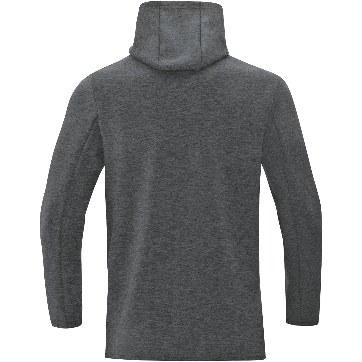 JAKO Kapuzensweat Premium Basics – Grau (21) (hinten)