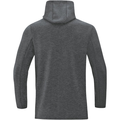 JAKO Kapuzensweat Premium Basics – Grau (21) (hinten)