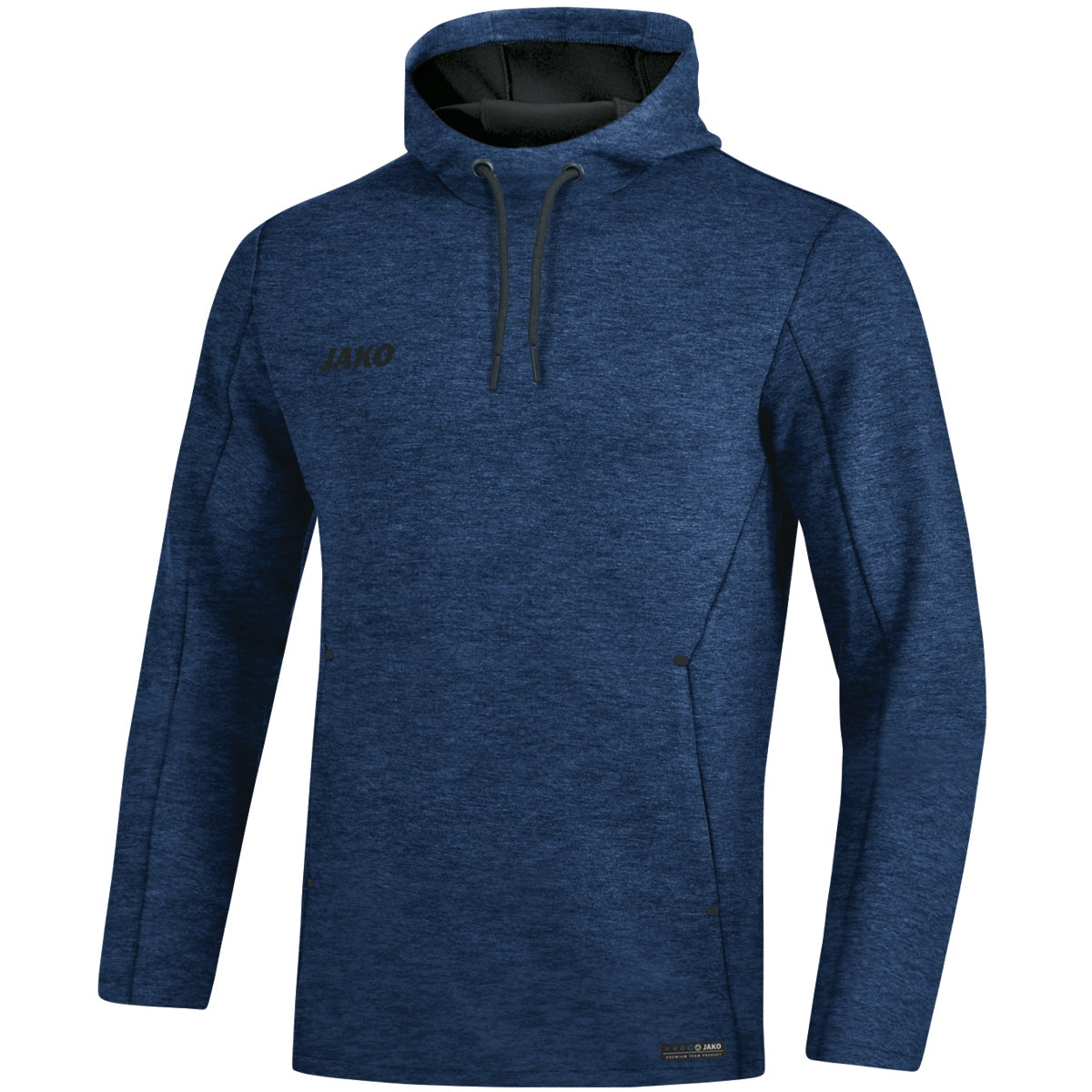 JAKO Kapuzensweat Premium Basics – Blau (49) (vorne)