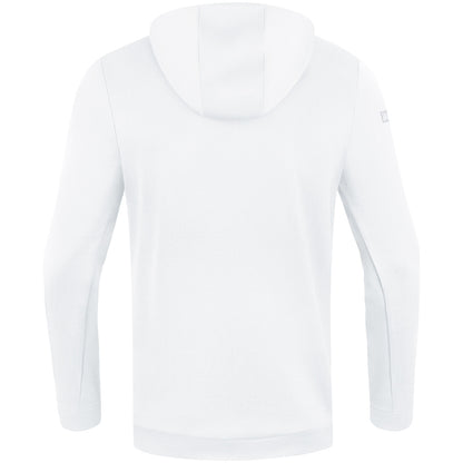 JAKO Zip Hoodie Pro Casual – Weiß (hinten)