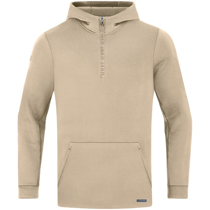 JAKO Zip Hoodie Pro Casual – Beige (vorne)