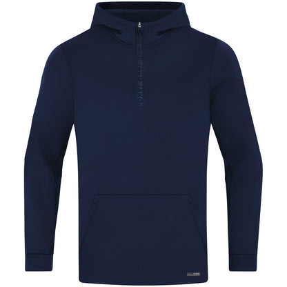 JAKO Zip Hoodie Pro Casual – Blau (900) (vorne)