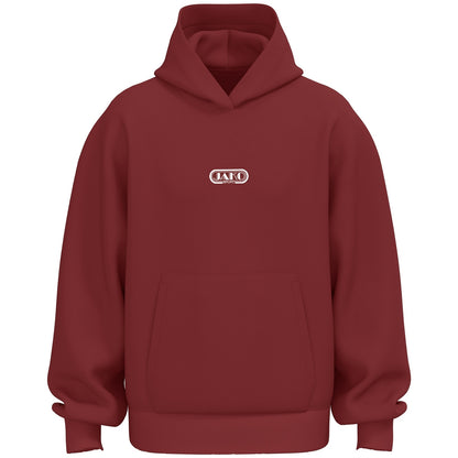 JAKO Kapuzensweat Wardrobe – Rot (vorne)