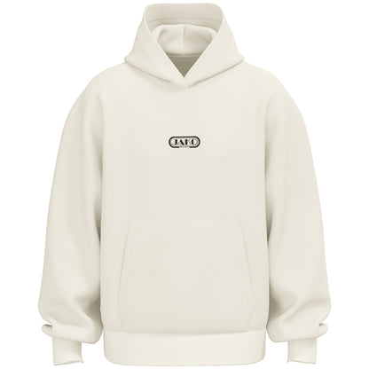 JAKO Kapuzensweat Wardrobe – Weiß (vorne)