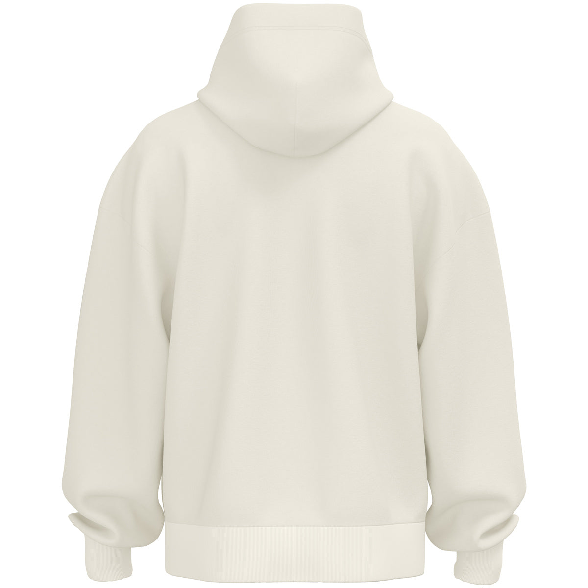 JAKO Kapuzensweat Wardrobe – Weiß (hinten)