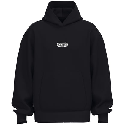 JAKO Kapuzensweat Wardrobe – Schwarz (vorne)