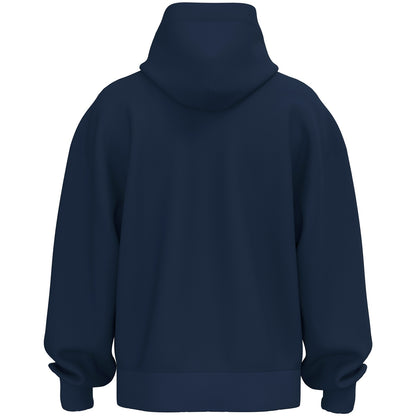 JAKO Kapuzensweat Wardrobe – Blau (hinten)