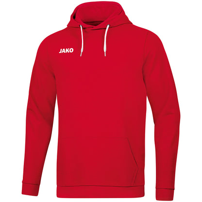 JAKO Kapuzensweat Base – Rot (vorne)