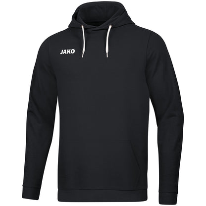 JAKO Kapuzensweat Base – Schwarz (vorne)