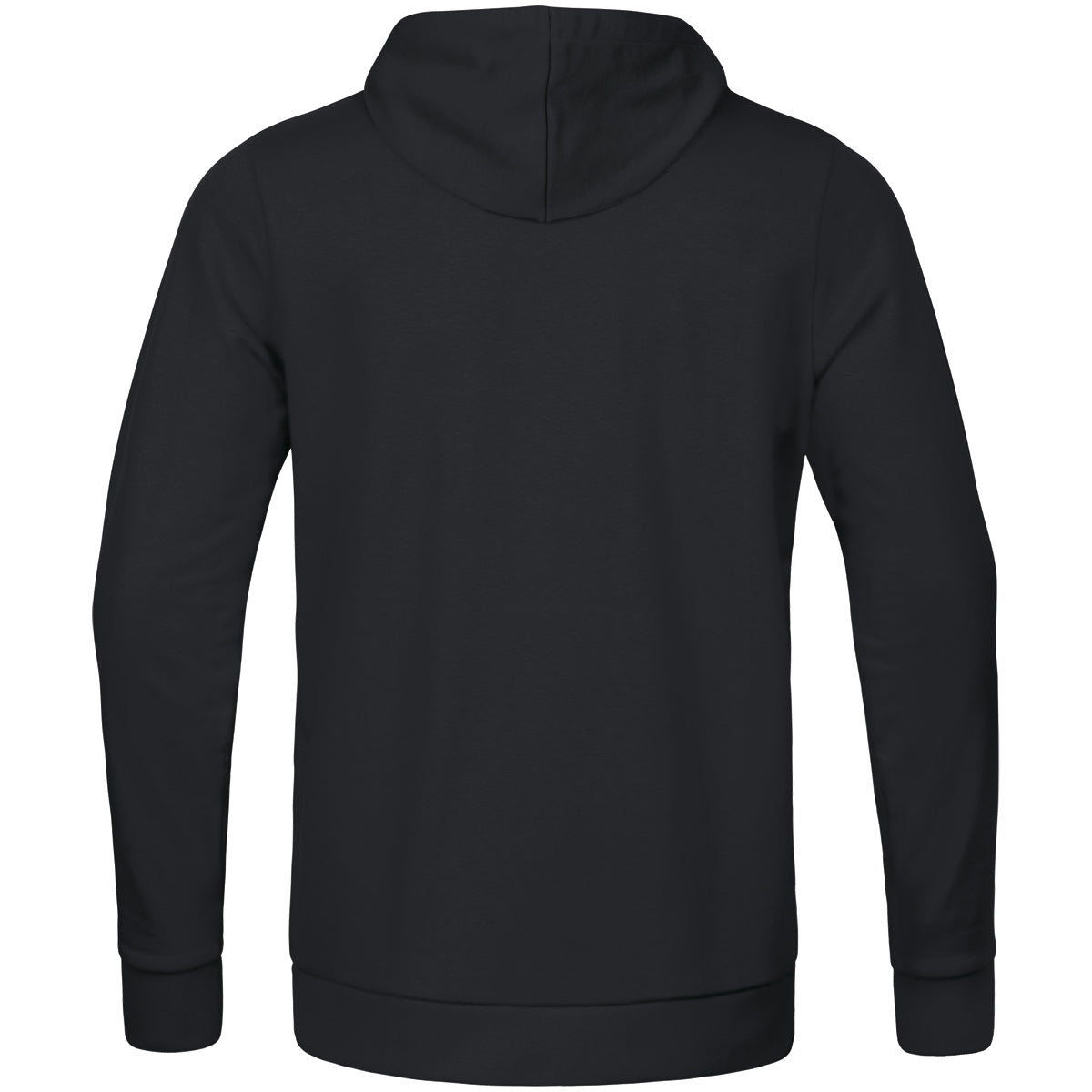 JAKO Kapuzensweat Base – Schwarz (hinten)