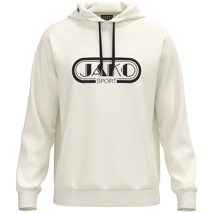 JAKO Kapuzensweat Promo – Weiß (vorne)