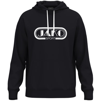 JAKO Kapuzensweat Promo – Schwarz (vorne)