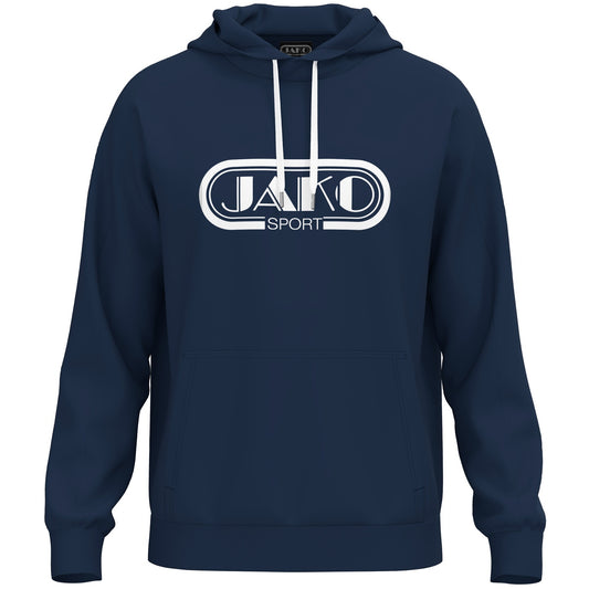 JAKO Kapuzensweat Promo – Blau (vorne)