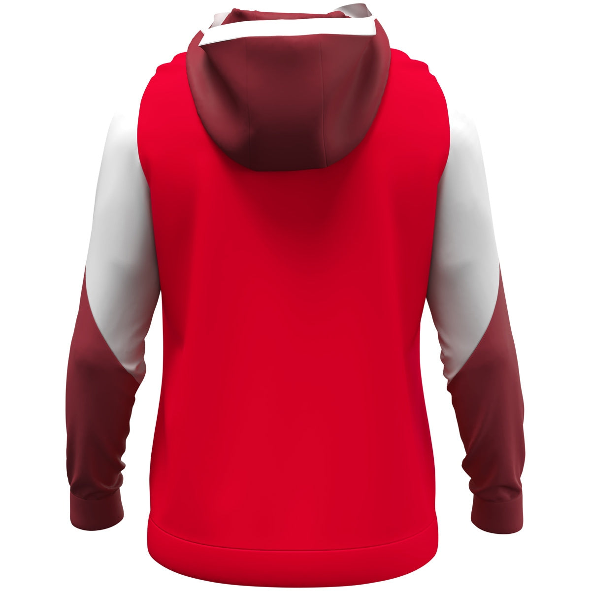 JAKO Zip Hoodie Dynamic – Rot (hinten)
