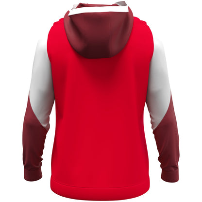 JAKO Zip Hoodie Dynamic – Rot (hinten)