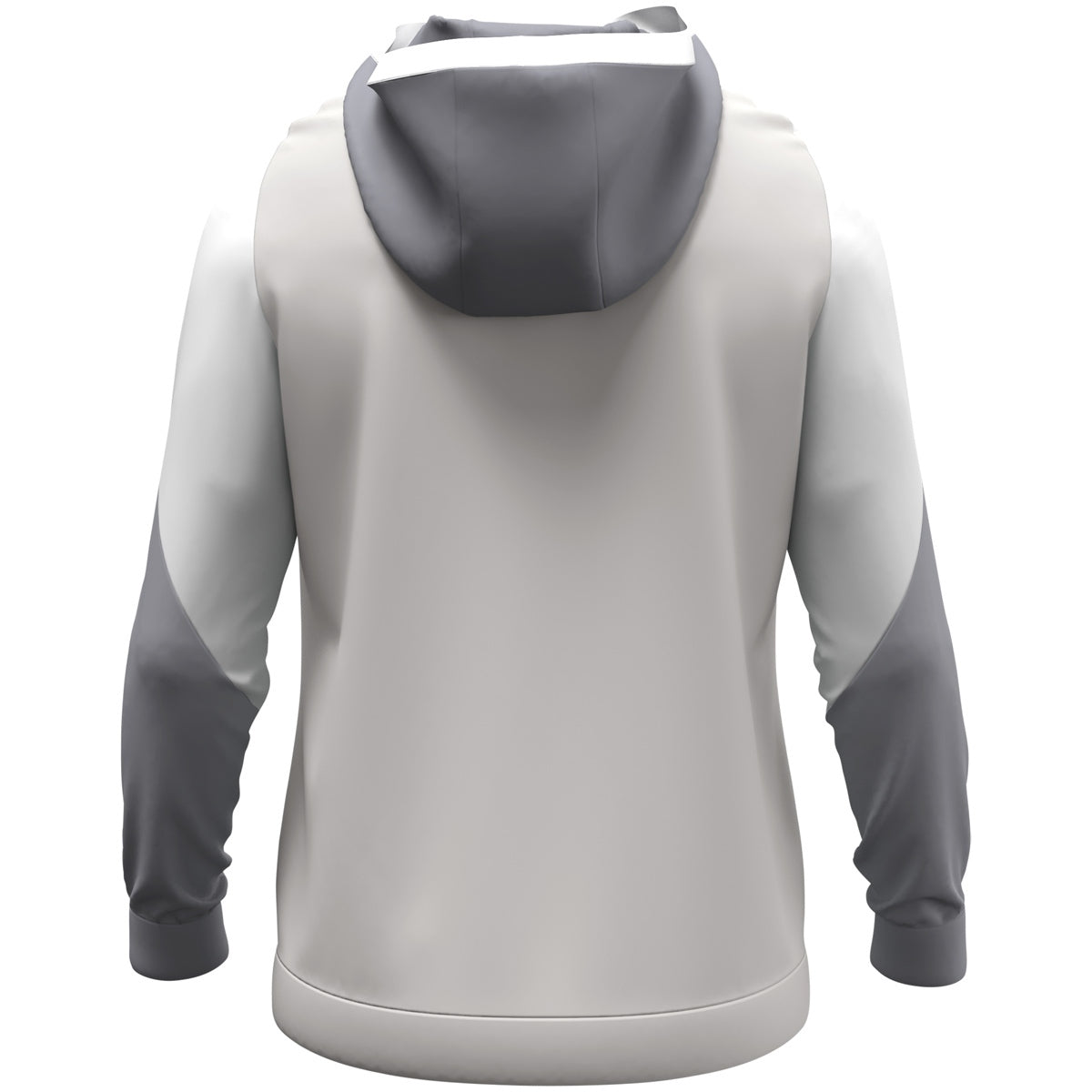 JAKO Zip Hoodie Dynamic – Grau (hinten)