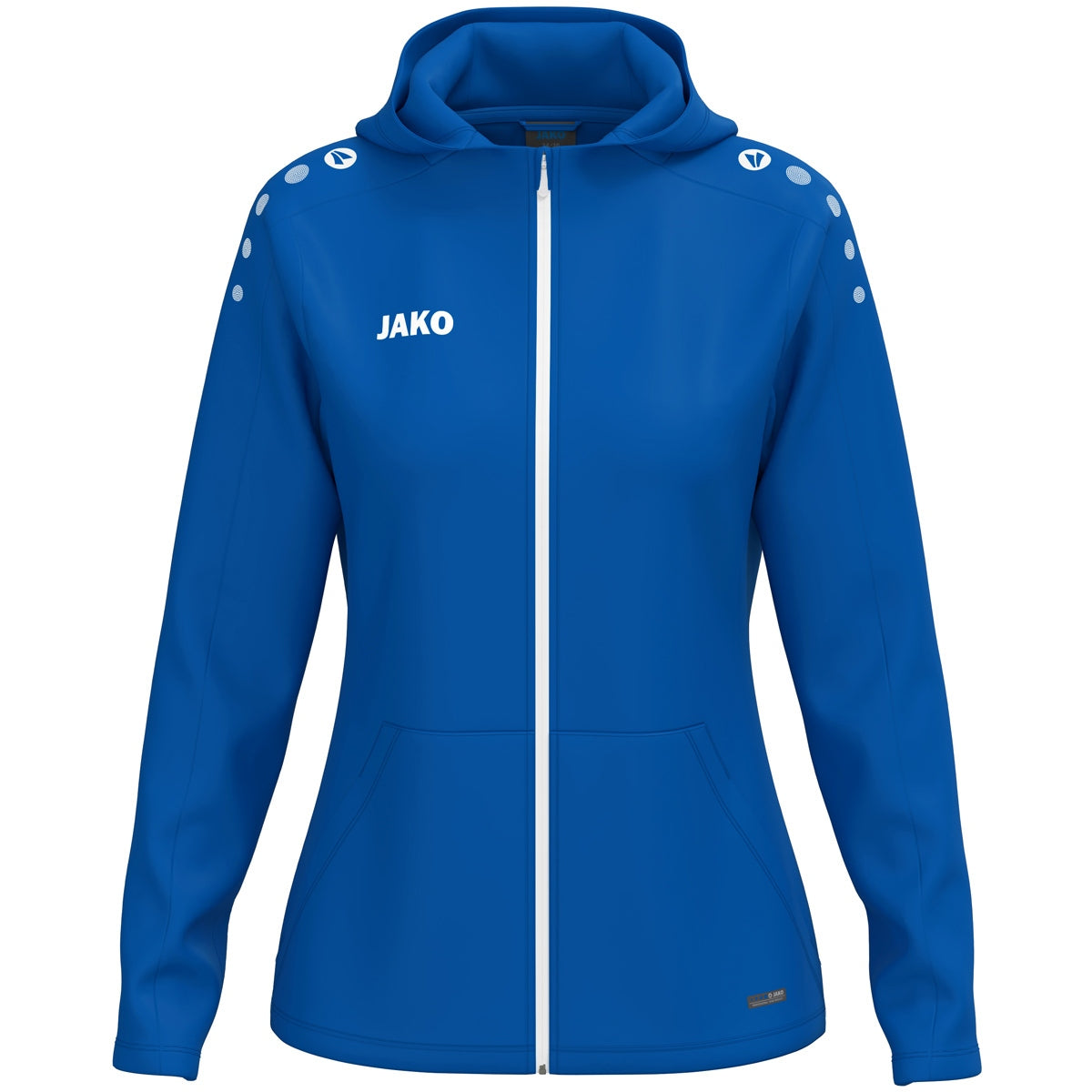 JAKO Kapuzenjacke One Damen – Blau (400) (vorne)
