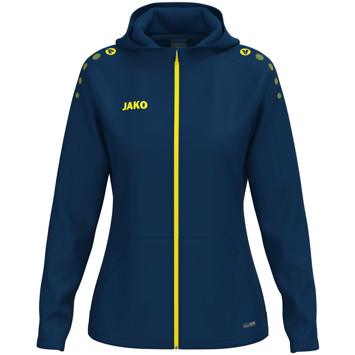 JAKO Kapuzenjacke One Damen – Blau (941) (vorne)