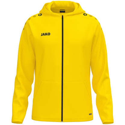 JAKO Kapuzenjacke One – Gelb (vorne)