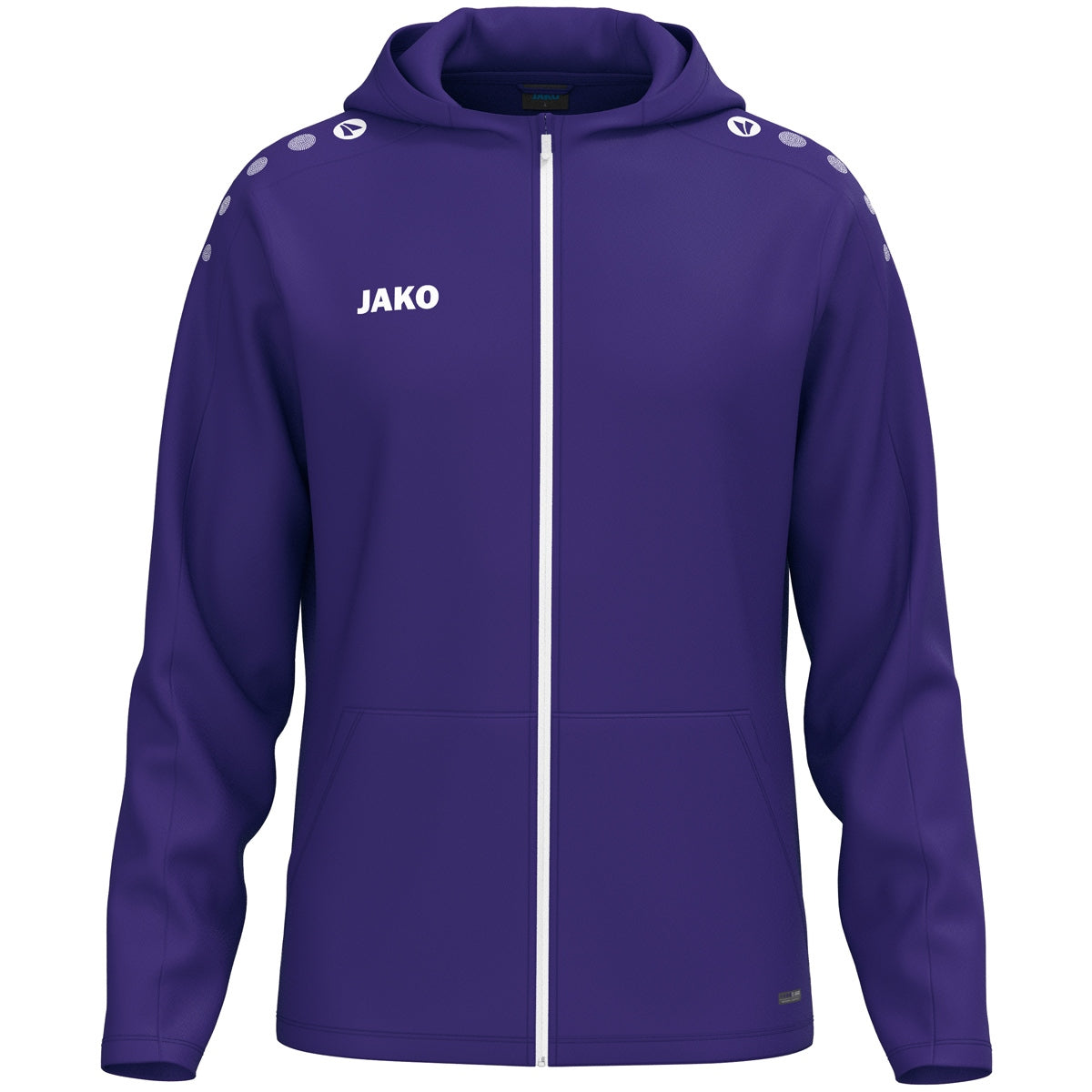 JAKO Kapuzenjacke One – Lila (vorne)